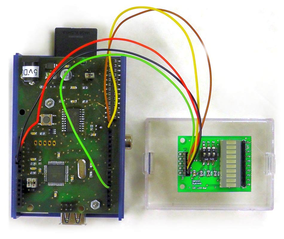 I2C LED-Bar mit CoPiino auf Raspberry Pi